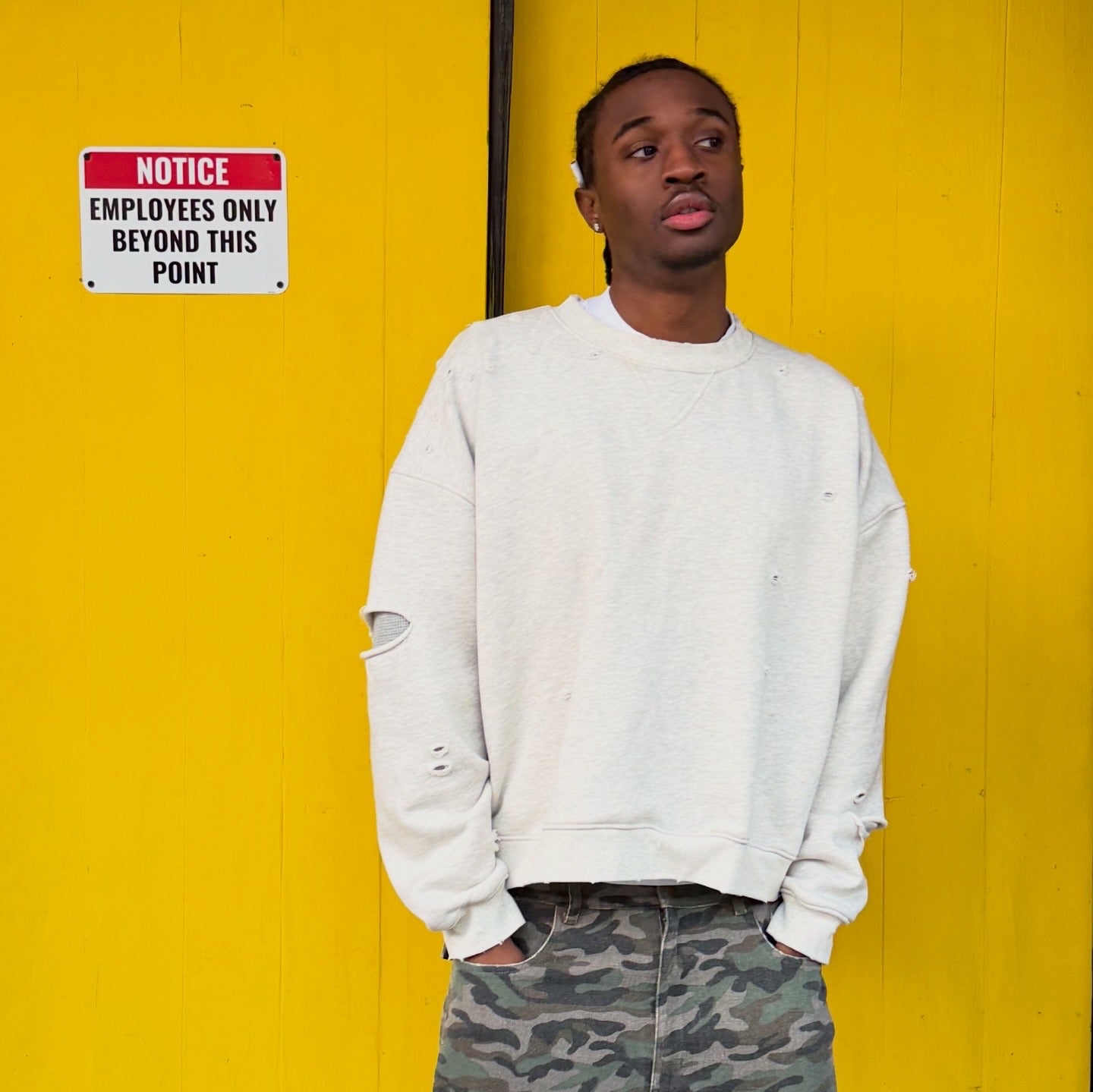 Distressed Dumpster Crewneck