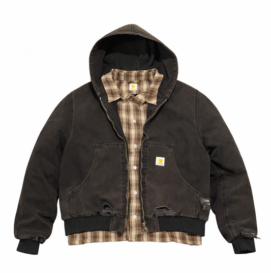 Workwear Flannel Zip Up