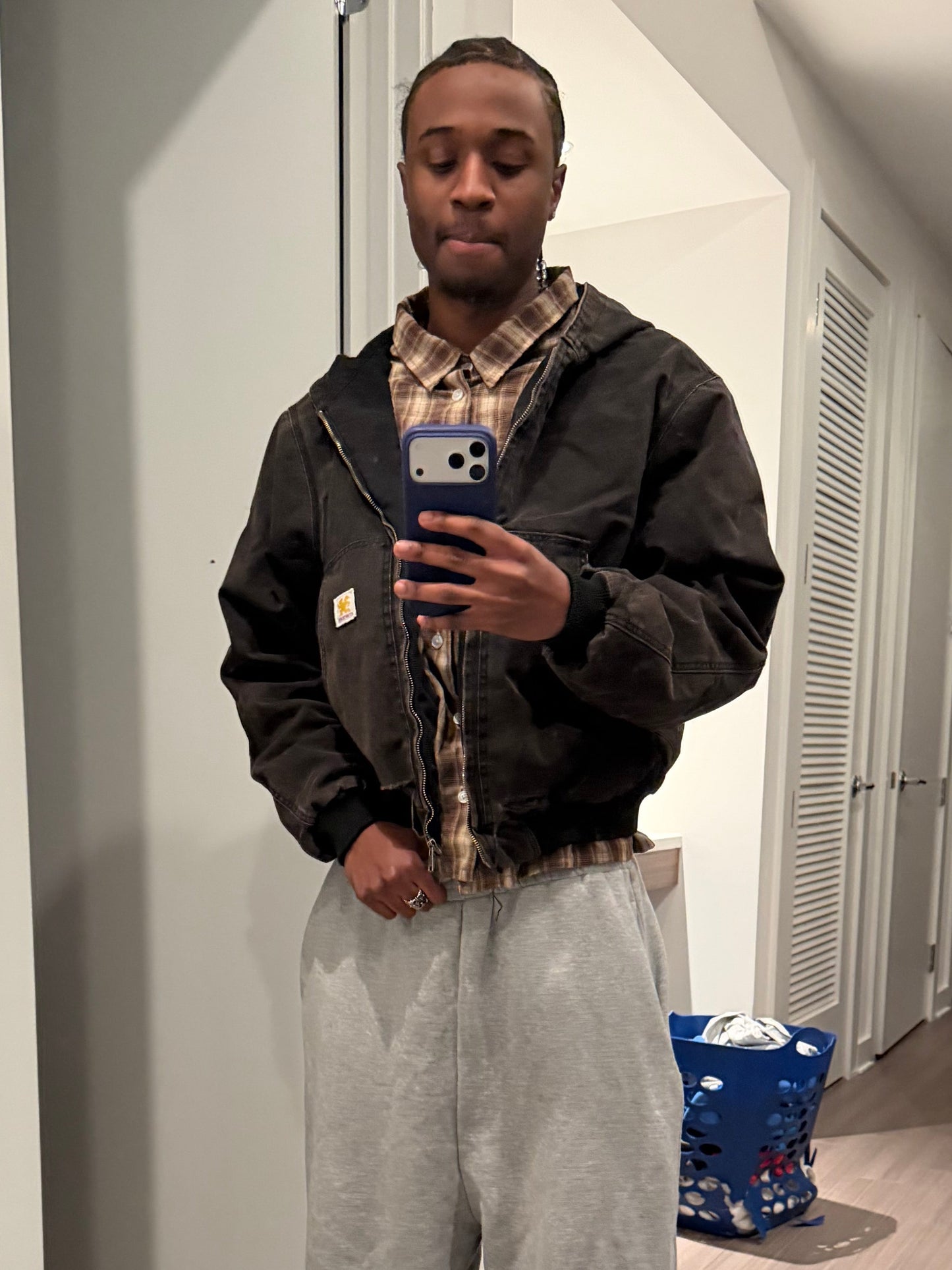 Workwear Flannel Zip Up